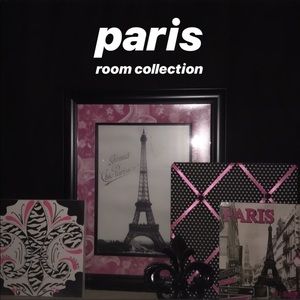 Pink Paris Room Decor Package/ OR SOLD SEPARATELY